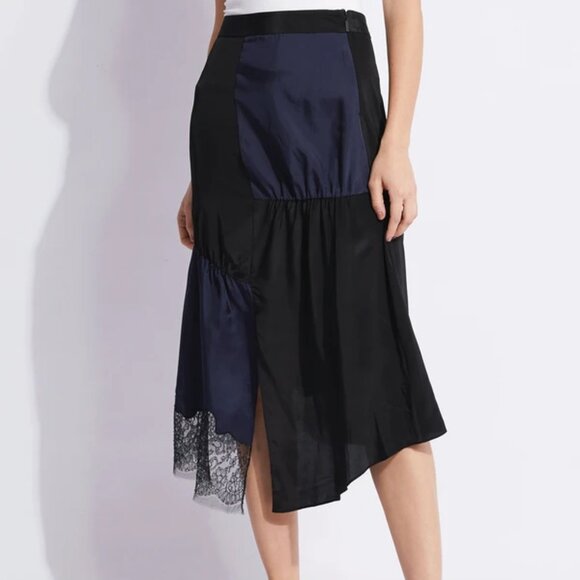 Elegant Tibi Color Block Women's Skirt - Picture 1 of 2